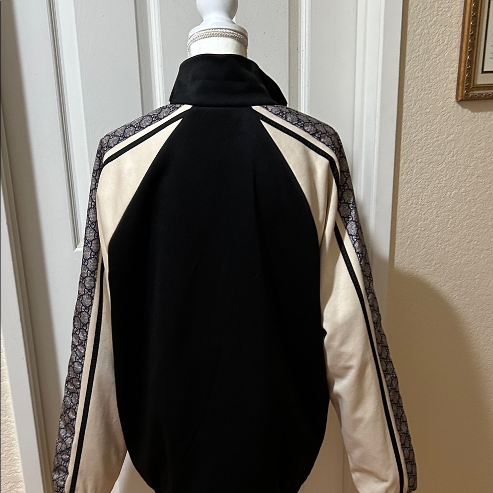Gucci Black and Cream Bomber Technical Jacket - Picture 6 of 16